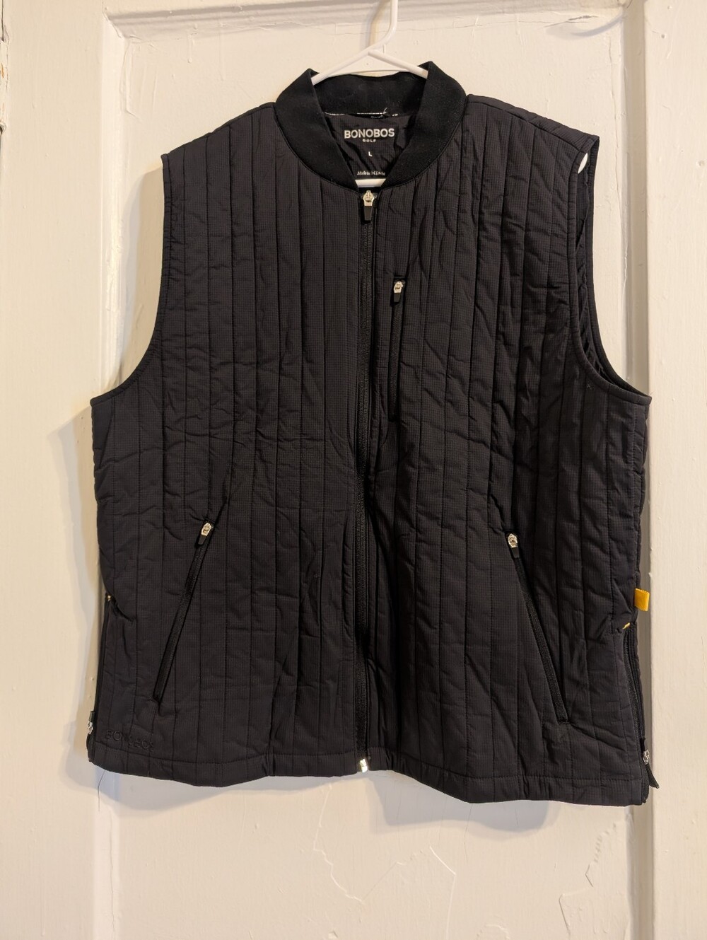 Bonobos Men's Fall Light Weight Vest Black Primaloft Down- L 44/46 Chest